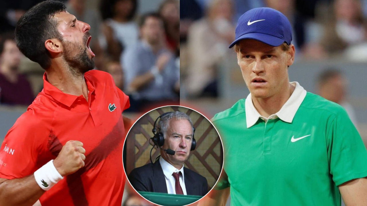 John McEnroe Insists Novak Djokovic Must Rise to the Occasion to Beat “Tougher” Jannik Sinner at Roland Garros