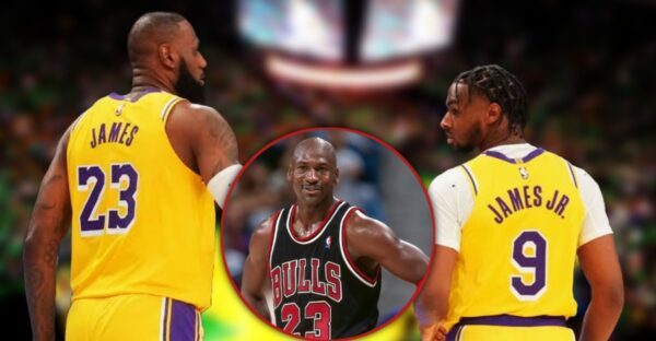LeBron James, Michael Jordan and Bronny James