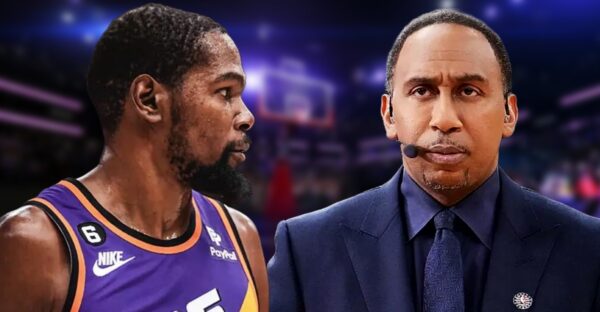 Kevin Durant and Stephen A. Smith