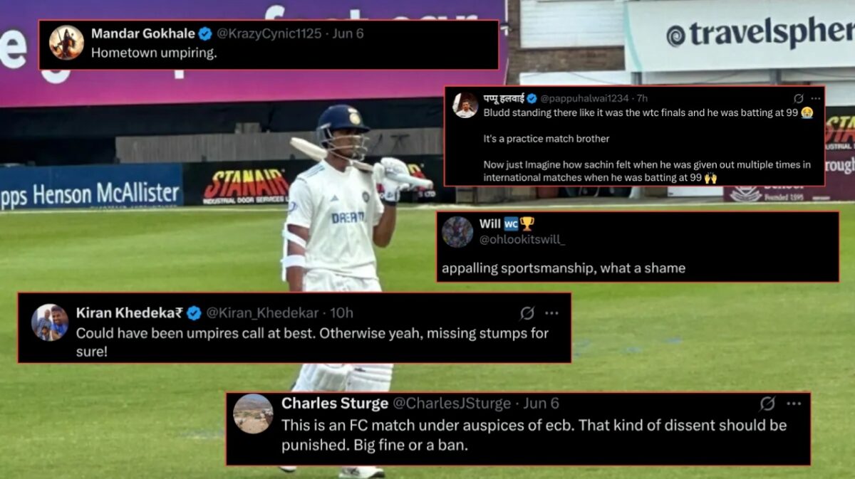 Fans Yashasvi Jaiswal 'unsportsmanship'