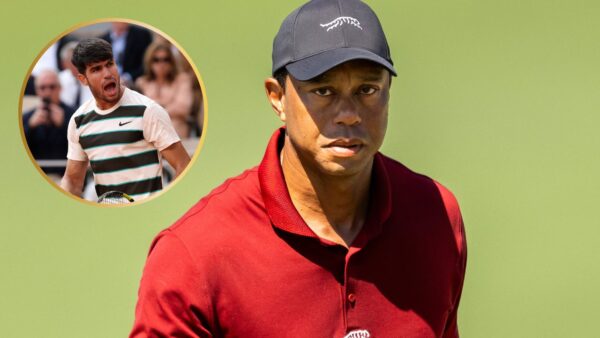 PGA Tour Comparing Carlos Alcaraz to Tiger Woods After Winning French Open Doesn’t Sit Well with Golf Fans: “Don’t Try to Compare Anyone to the Goat”