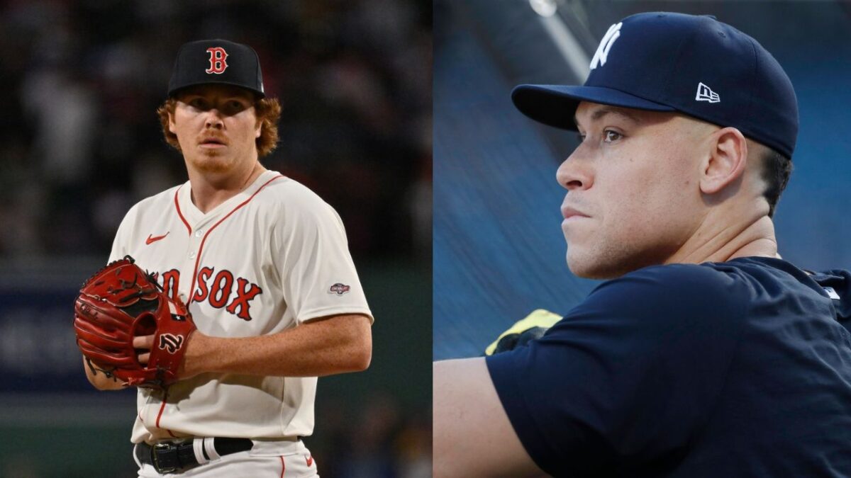 "He's Young," Aaron Boone Drops Unique Reaction to Hunter Dobbins' BOLD Remark Against Yankees 1 Hunter Dobbins and Aaron Judge
