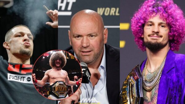 Dana White Called Out for Promoting ‘Weed-Smokers’ Sean O’Malley and Nate Diaz over Merab Dvalishvili