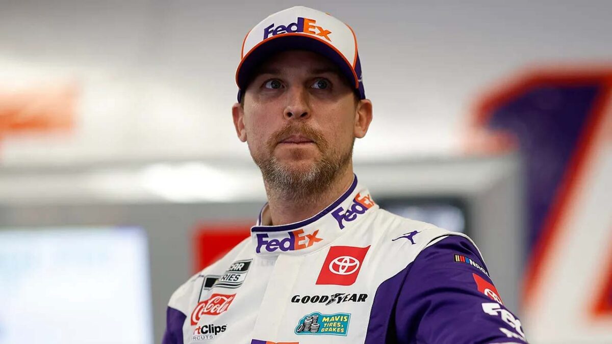"He Just Beat the Folk Hero!" Bubba Wallace's Spotter Mocks Denny Hamlin over Smug Michigan One-Liner 1 Denny Hamlin (via Getty)