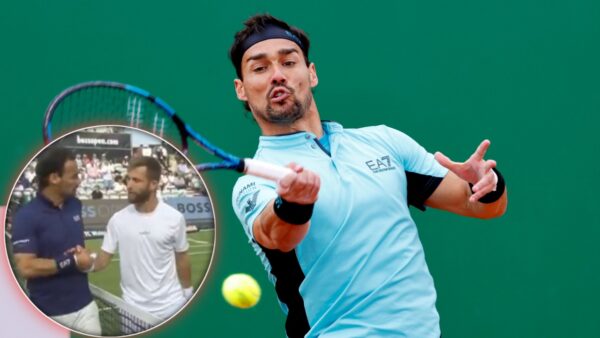 (Video) Fabio Fognini and Corentin Moutet Engage in a Spicy Handshake Right After Their Match at Stuttgart