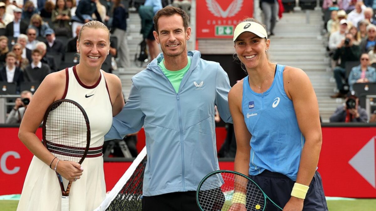 Andy Murray Lays Down the Fundamentals for Carlos Alcaraz and Jannik Sinner to Achieve the Status of the 'Big 3' 1 Petra Kvitova Andy Murray Beatriz Haddad Maia Queen's Club Championships 2025