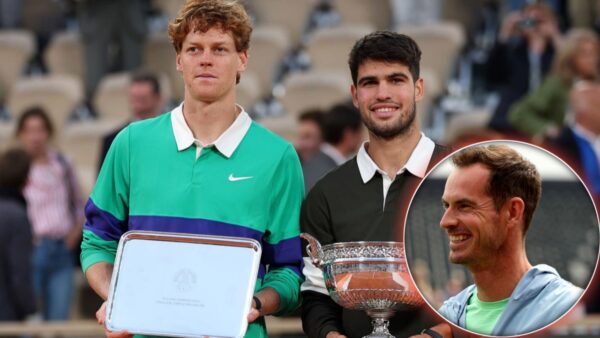 Andy Murray Jannik Sinner Carlos Alcaraz