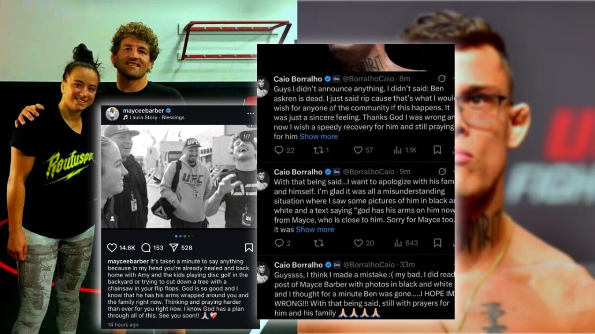 Daniel Cormier Offers Clarity amidst Scary Rumors around Ben Askren's Health 1 RIP Message to Ben Askren goes viral despite UFC vet being alive