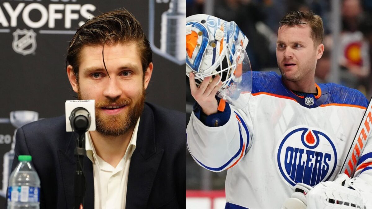 Oilers Script Stanley Cup Final History Following EPIC OT Win in Game 4 1 Oilers' Leon Draisaitl and Calvin Pickard