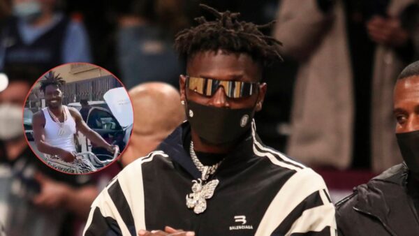 Antonio Brown Remains Unhinged as He Rides Bike and Posts Cryptic Messages After Arrest Warrant Issued