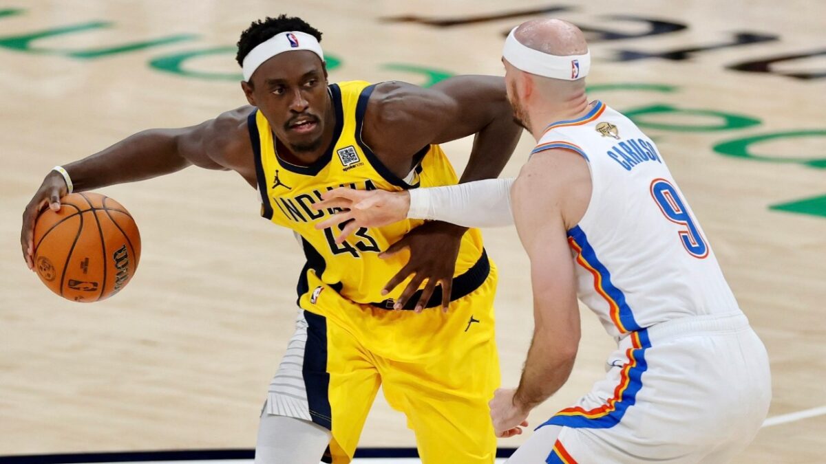 3 Reasons Rick Carlisle and Mark Daigneault are Real Superstars of NBA Finals 2 Alex Caruso guarding a bigger Pascal Siakam