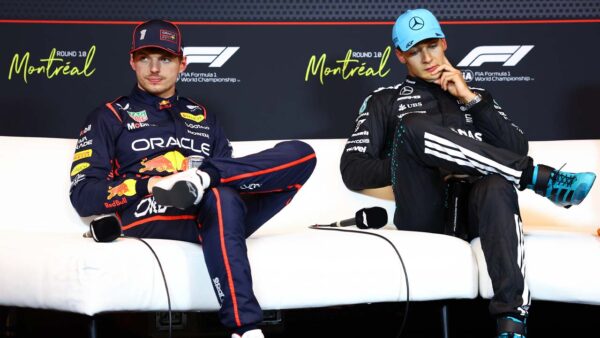 George Russell Asserts Max Verstappen Won’t Change Driving Style over Race Ban Threat at Canadian GP