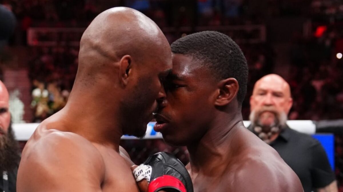 "Don't Count Him Out Yet" - Fans Hyped as Kamaru Usman Makes Statement Win after Four-Year Drought 1 Kamaru Usman gets emotional after beating Joaquin Buckley