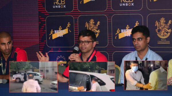 (Video) RCB Team Head Runs Away from Media Following Hearing of Chinnaswamy Stampede Case