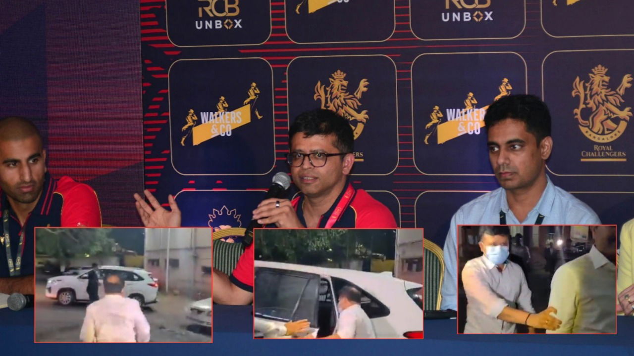 (Video) RCB Team Head Runs Away from Media Following Hearing of Chinnaswamy Stampede Case