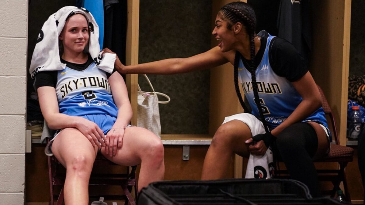 Angel Reese Responds to 'Mebounds' Trolls after Notching 1st Career Triple-Double 1 Angel Reese and former LSU and current Sky teammate Hailey Van Lith