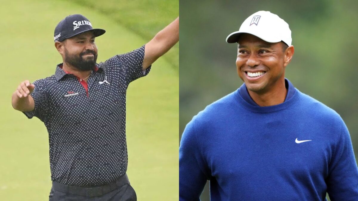 (Video) J.J. Spaun Shares WHOLESOME Moments with Daughters Following INCREDIBLE 2025 U.S. Open Victory 1 J.J. Spaun and Tiger Woods