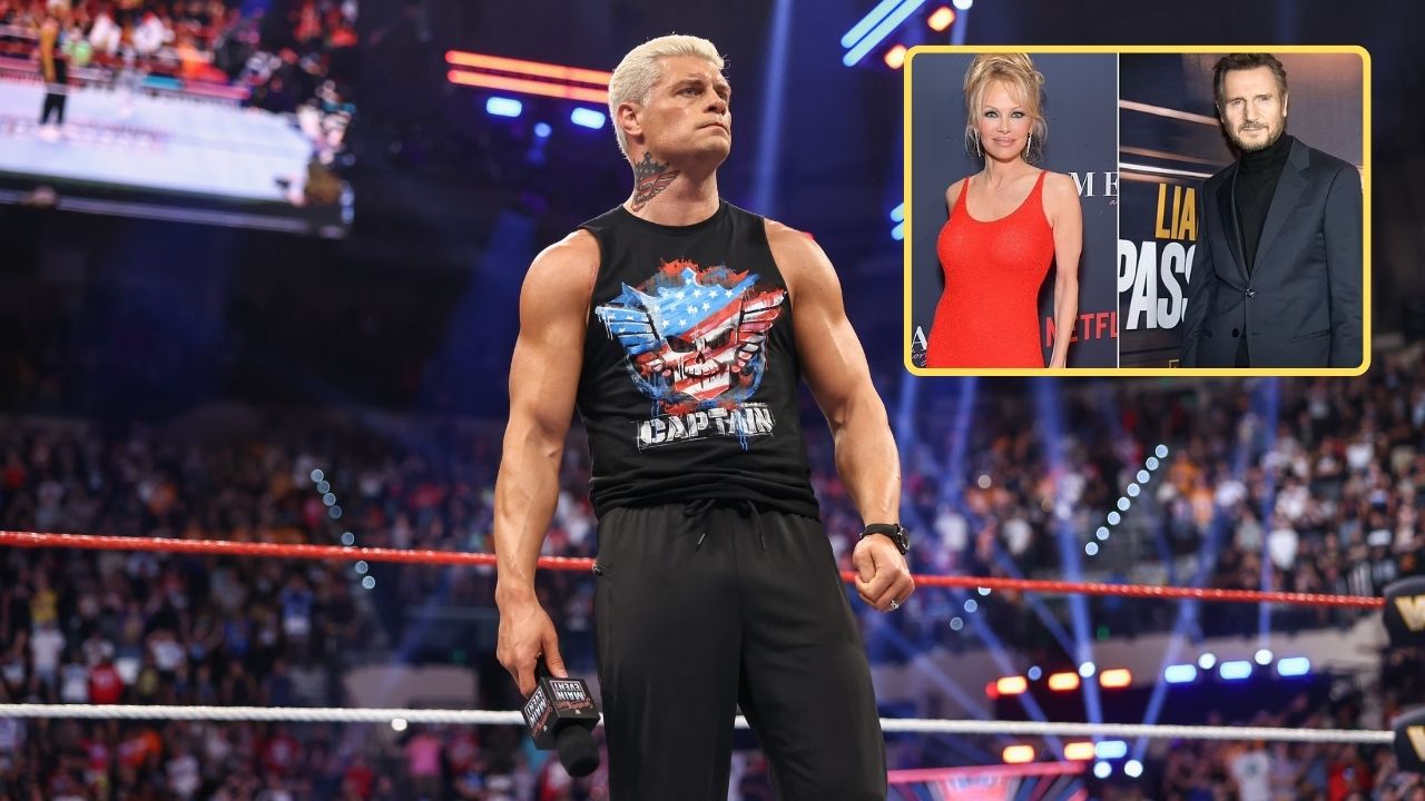First Look at Cody Rhodes in the Naked Gun’s Reboot Trailer Also Feat. Liam Neeson and Pamela Anderson