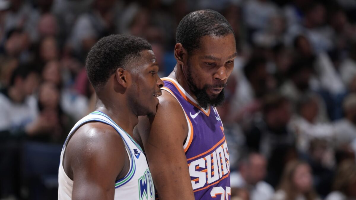 Kevin Durant's Topsy-Turvy Trade Situation Takes Shape with Knicks and Anthony Edwards' Wolves 1 Anthony Edwards would have preferred to have his idol Kevin Durant on the Wolves