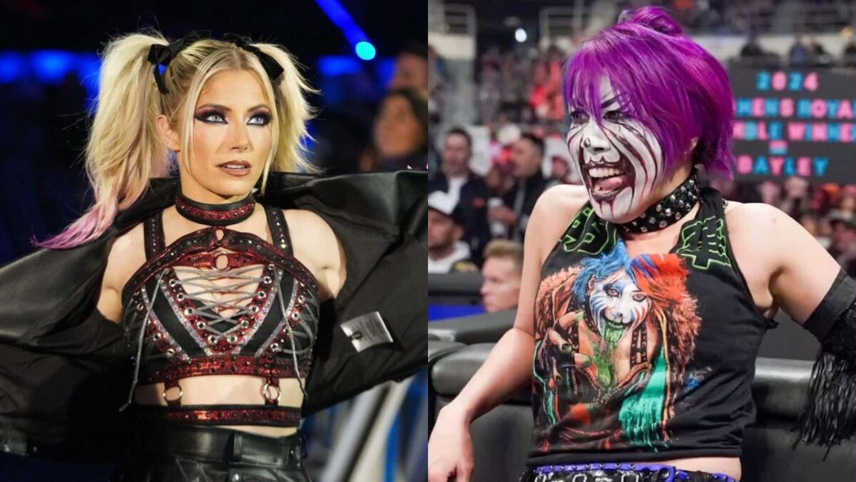 Asuka Returns to Monday Night Raw and Wins Her First WWE Match in 408 Days 1 Alexa Bliss and Asuka