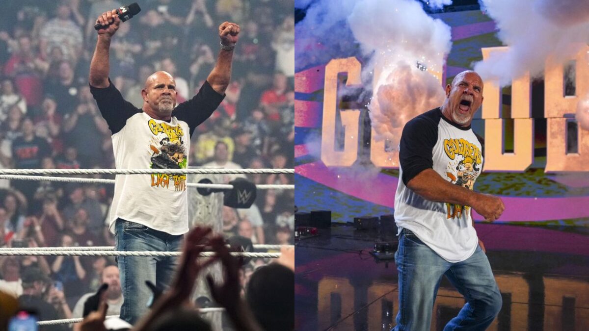 WWE Makes Goldberg vs. Gunther Official for Saturday Night's Main Event After Heated Confrontation on Raw 1 Goldberg wearing his new T-shirt on Raw