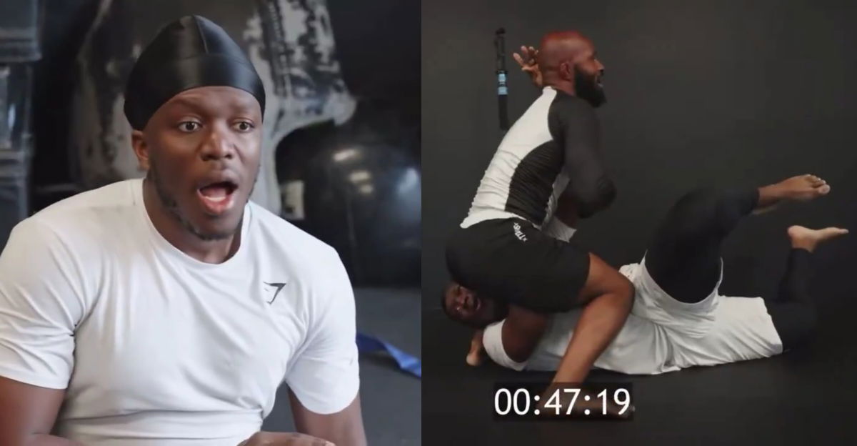 KSI gets outgrappled by Demetrious Johnson 