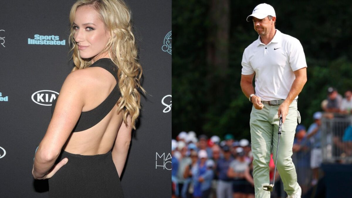 Paige Spiranac and Rory McIlroy