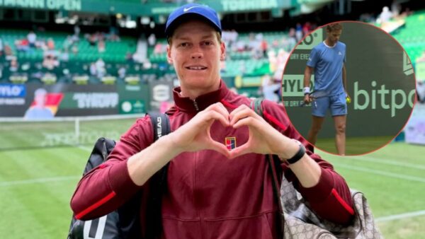 (Video) Fan Trolls Jannik Sinner During his Match Against Yannick Hanfmann at Halle Open