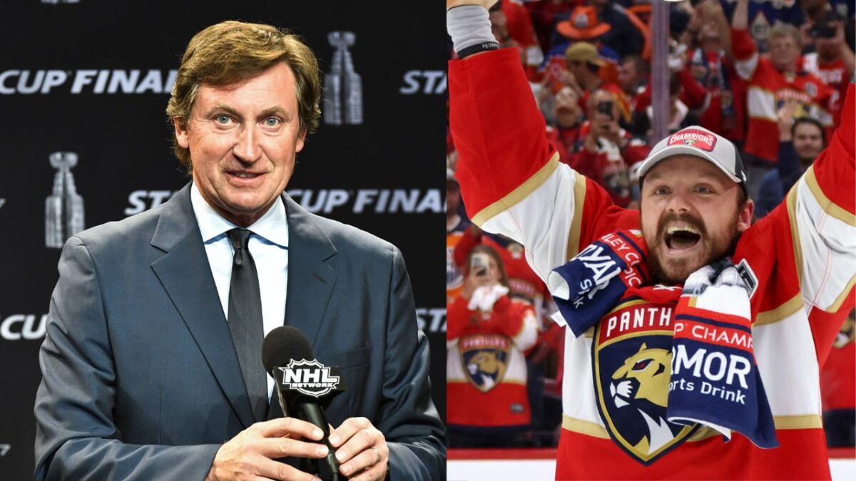 Wayne Gretzky and Sam Reinhart