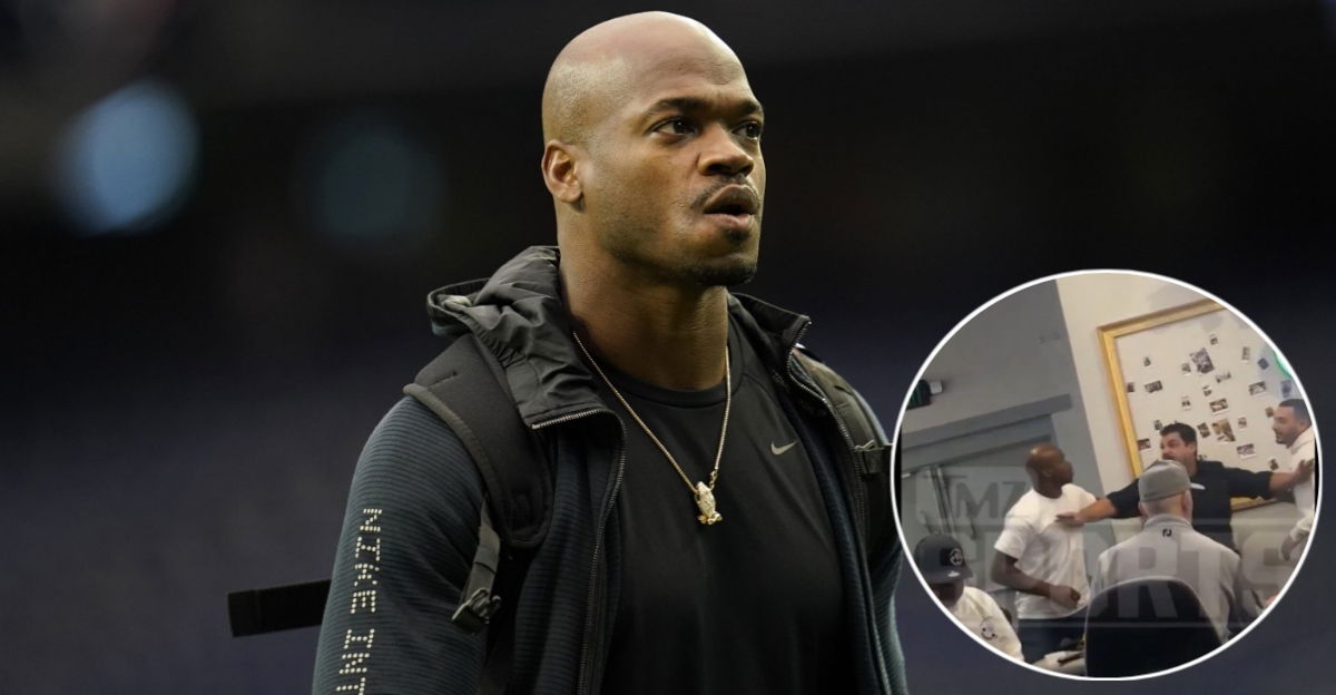 (Video) Dispute over Poker Hand Leads to Adrian Peterson Throwing Punches at Random Guy