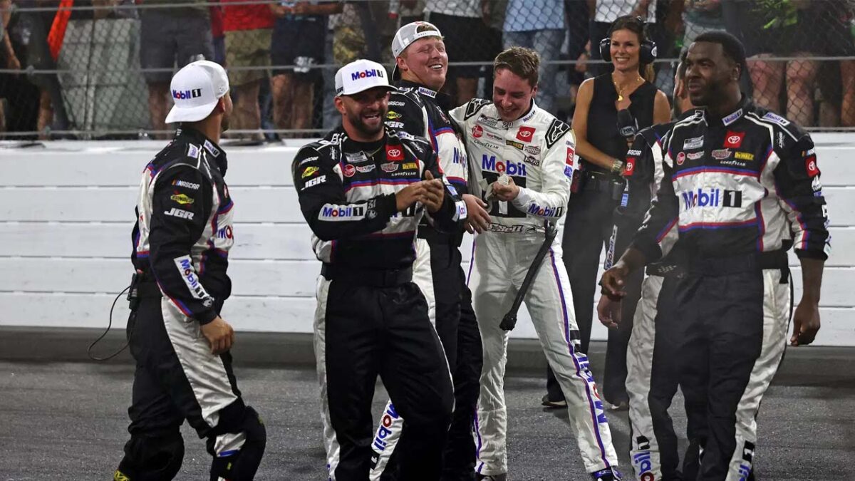 Christopher Bell Confesses That People Start To "Dislike Him" After Getting into NASCAR 1 Christopher Bell celebrating his All-Star win with JGR ally (via Imagn)