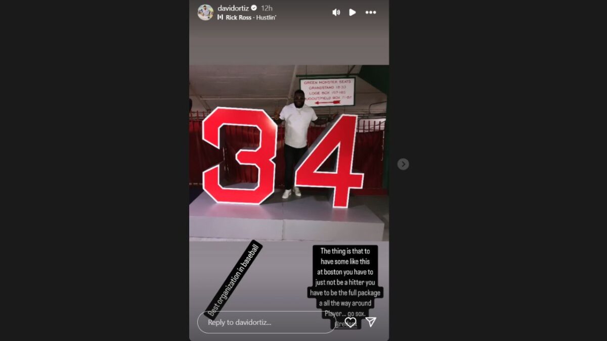MLB Hall of Famer David Ortiz Takes Subtle JAB at Rafael Devers Following Trade from Red Sox to SF Giants 1 David Ortiz's message