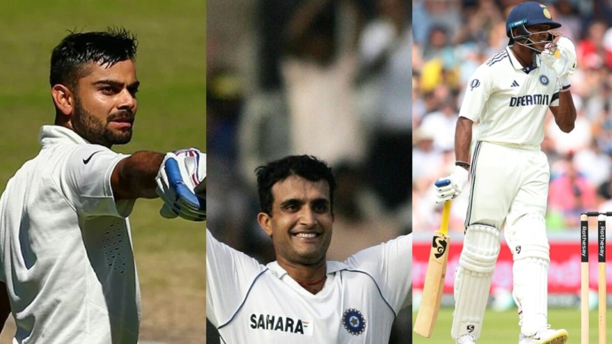 Sachin Tendulkar and Sourav Ganguly Manifest Four-Centuries Feat for Team India against England 1 Sai Sudharsan debut joins Ganguly and Kohli