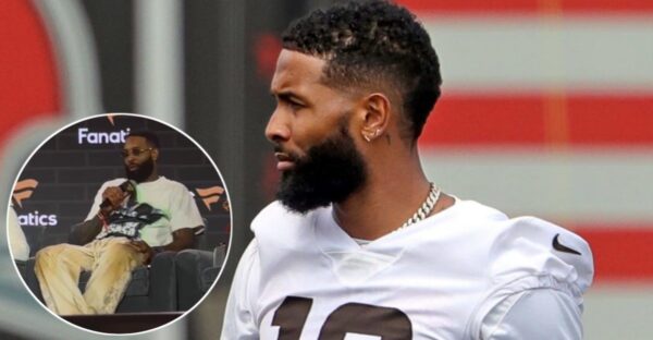 (Video) Odell Beckham Jr.’s 3-Word Response to Fan Yelling “Go Back to the Giants” Breaks the Internet