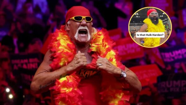 (Video) LA Clippers’ Point Guard James Harden Impersonates Hulk Hogan at the NYC Fanatics Fest 