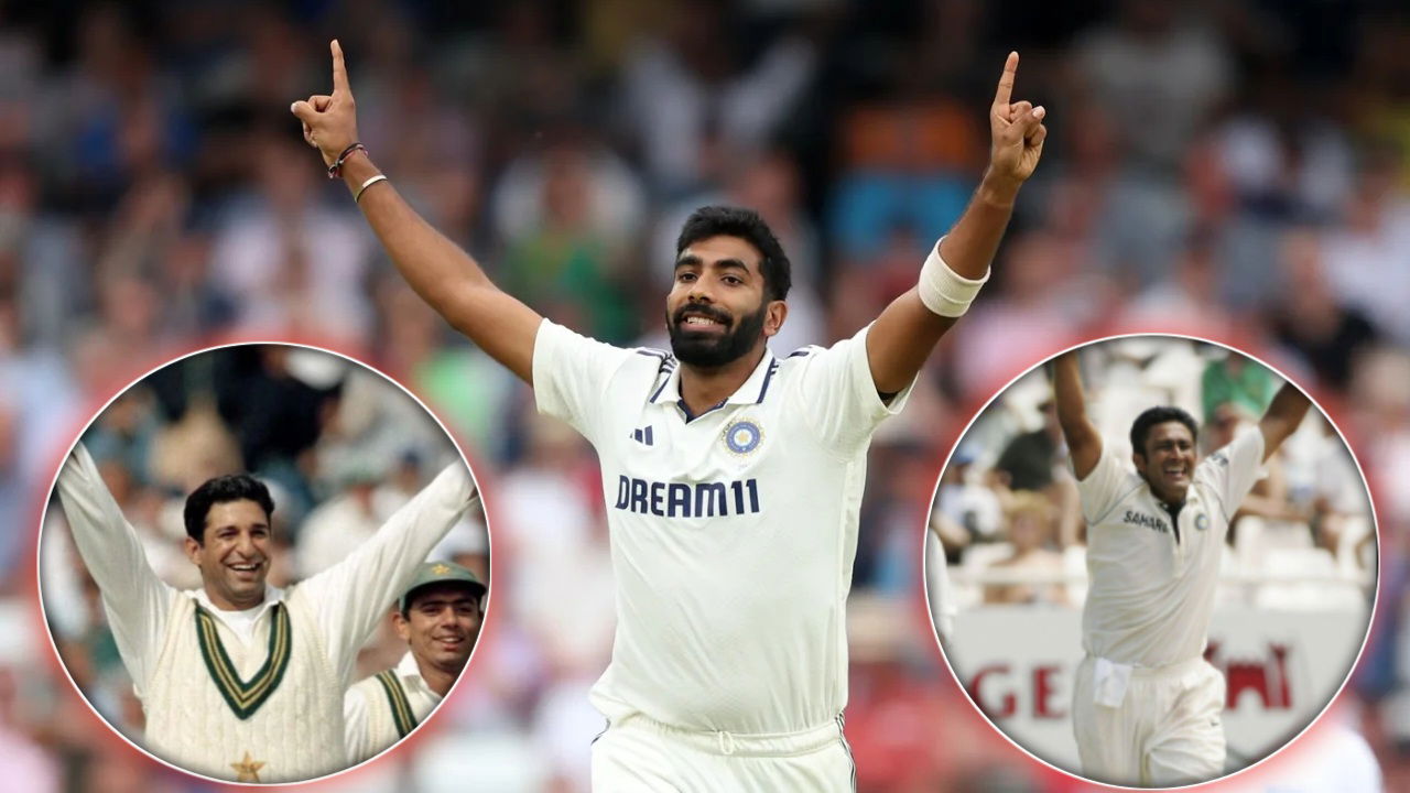 Jasprit Bumrah Surpasses Legends Wasim Akram and Anil Kumble in Under 50 Tests