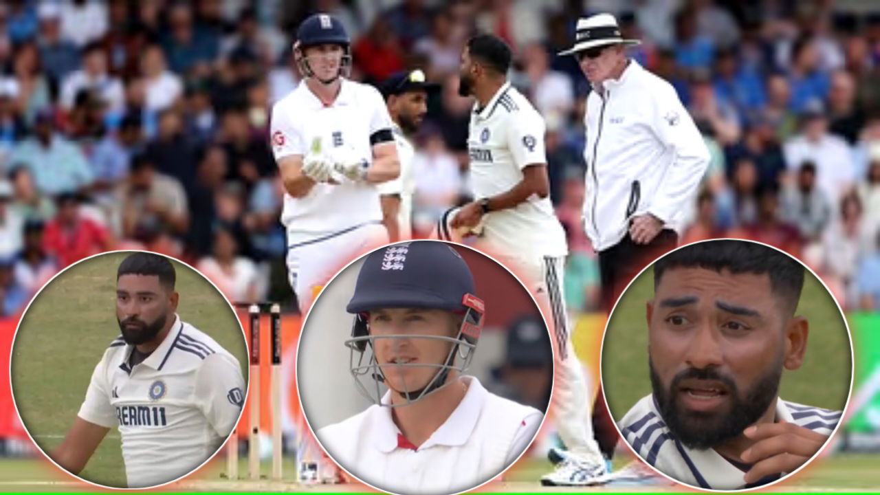 (Video) Mohammed Siraj Gets into Ugly Verbal Spat with Harry Brook, Gets Smashed in Next Over