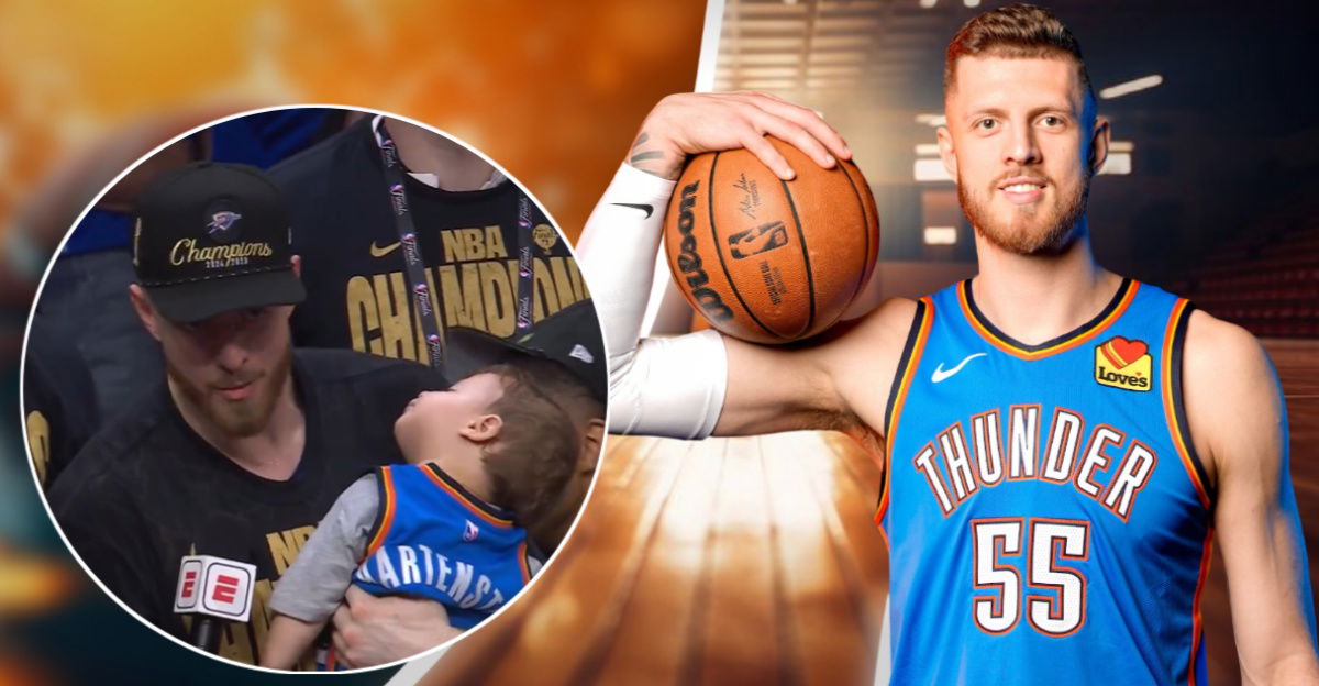 “He is Slumped” – Isaiah Hartenstein’s Baby Goes Viral for Slumping off During NBA Finals Celebrations