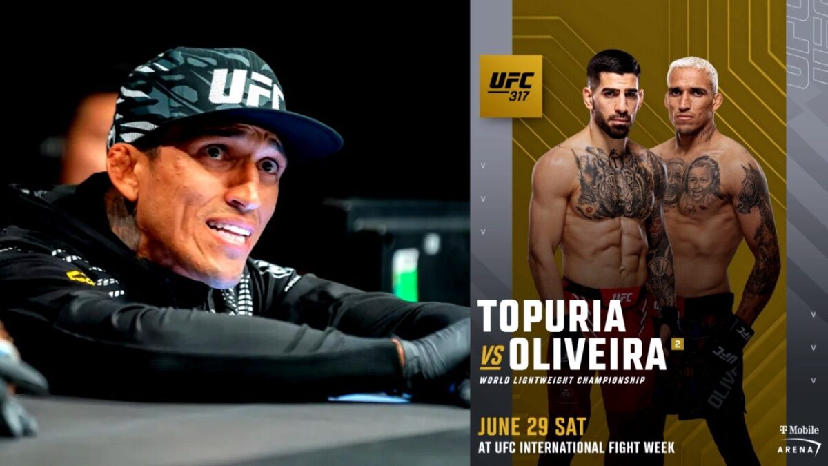 Charles Oliveira Has Personal Motivation To Bag Lightweight Gold at UFC 317 1 Charles Oliveira wants to win back gold at UFC 317