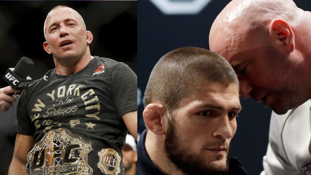 Georges St-Pierre Recalls Bizarre Dana White Phone Call Pitching Khabib Nurmagomedov Super Fight