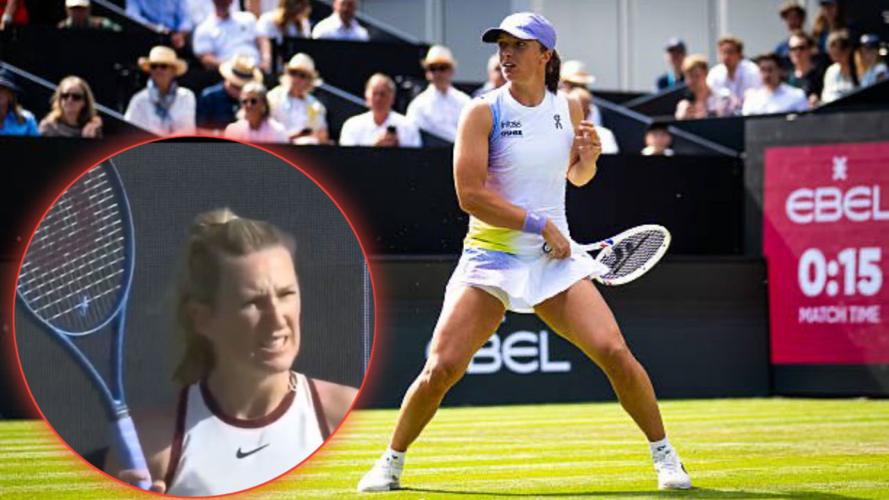 (Video) Victoria Azarenka Clashes With Chair Umpire Over Iga Swiatek’s Delaying Tactics in Bad Homburg