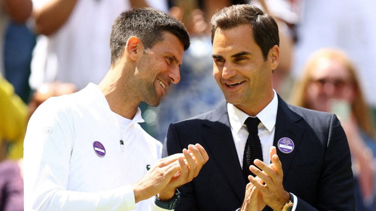 Karen Khachanov Makes Hilarious Remark on the Longevity of Novak Djokovic After an Exhibition at Hurlingham 1 Novak Djokovic, Roger Federer