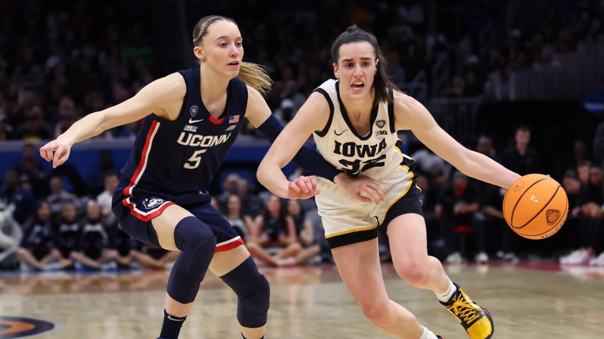 Paige Bueckers Defends Caitlin Clark from 'Inhumane' Pressure from Critics 1 Paige Bueckers and Caitlin Clark in college