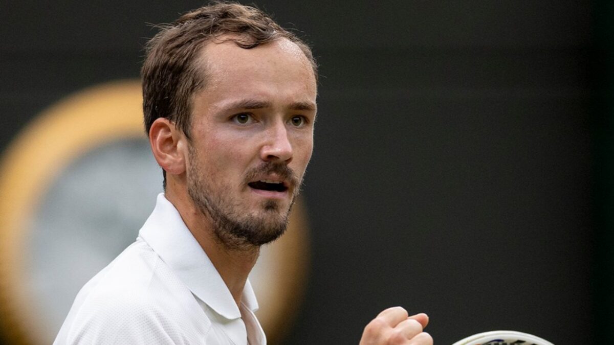 Daniil Medvedev (via X/Wimbledon)