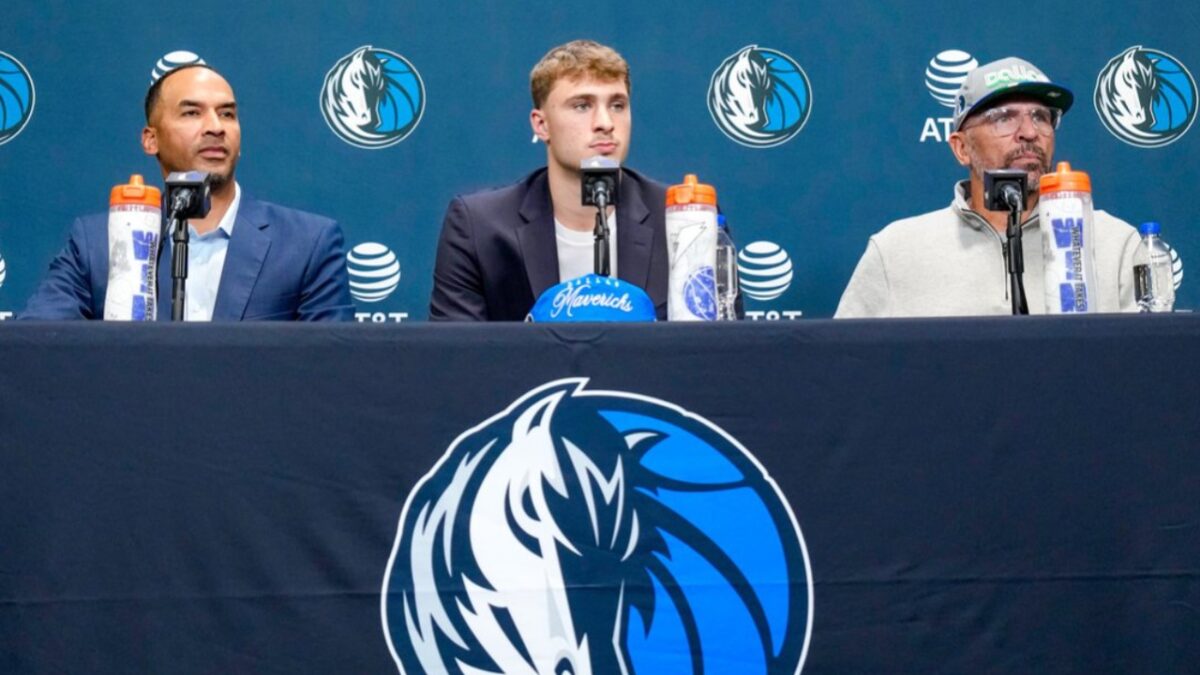 Nico Harrison’s Cooper Flagg 'Vision' Sparks Outrage After Luka Doncic Trade 1 Cooper Flagg, Nico Harrison and Jason Kidd