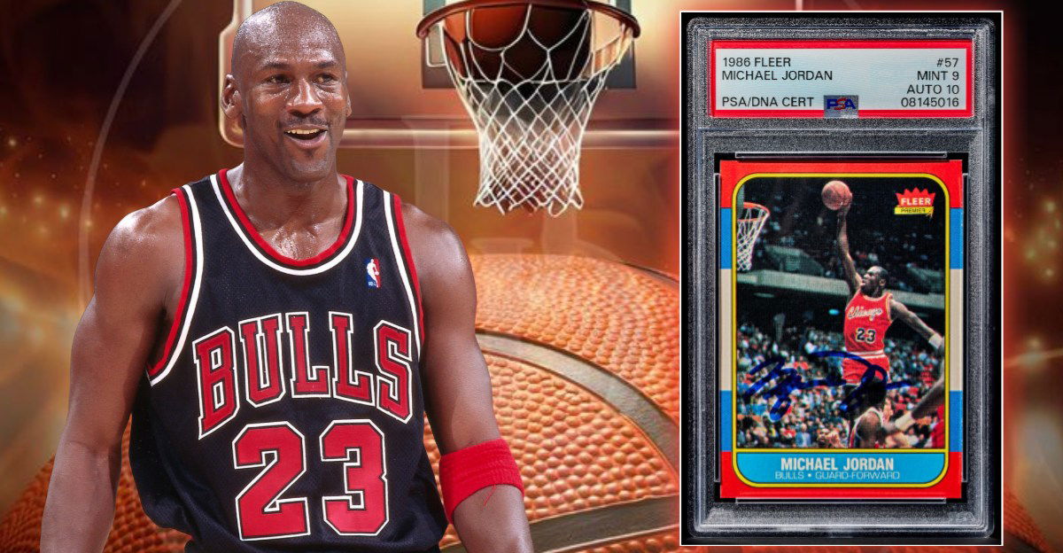 Michael Jordan’s Secretly Signed Rookie Card Stuns Auction House with $2.5 Million Sale