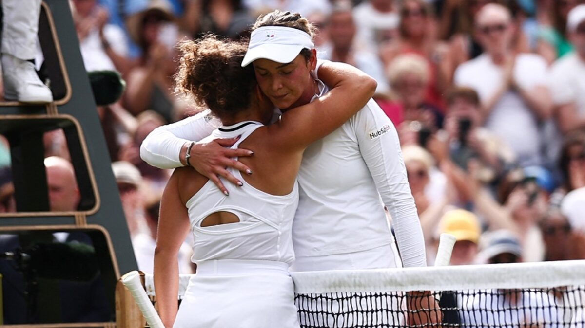 Donna Vekic Jasmine Paolini Wimbledon 2024
