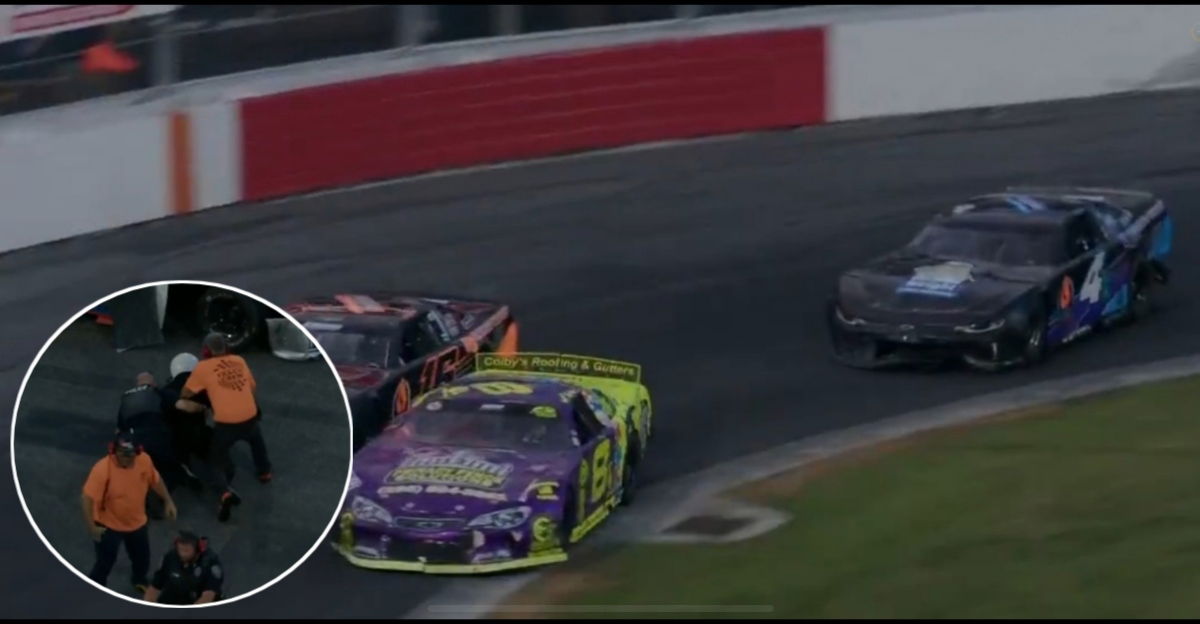 (Video) Police Gets Involved “As Hell Broke Loose” in Bowman Gray Following Wild Stock Car Race Finish