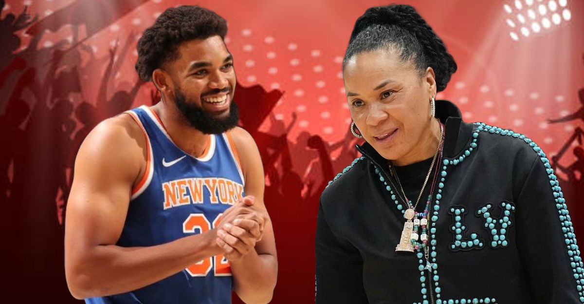 Karl-Anthony Towns Hilariously Reacts to Dawn Staley Rumors Amidst Knicks Coach Hunt
