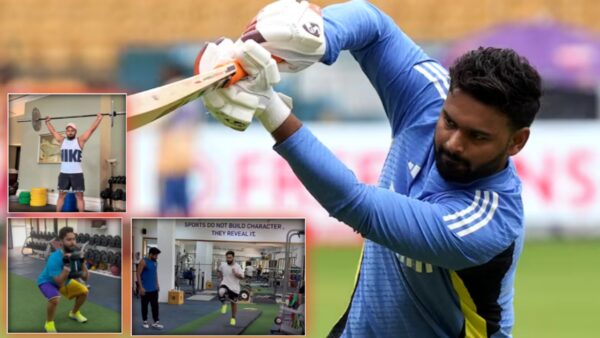 Rishabh Pant training tough
